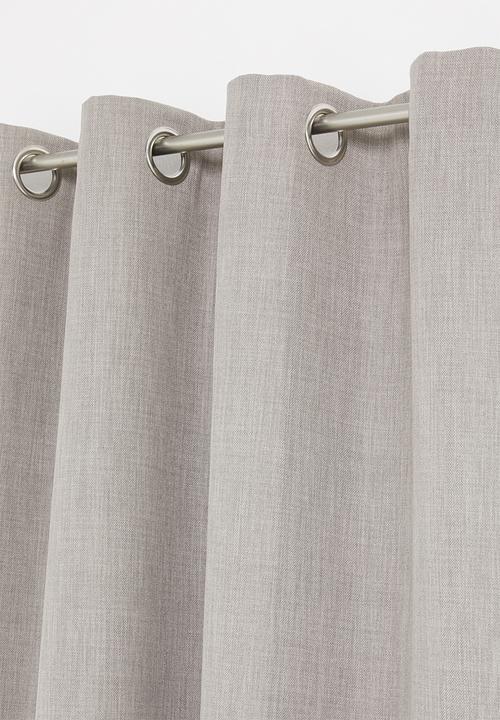 Sixth Floor - Eyelet harvey woven blockout curtain - amarula