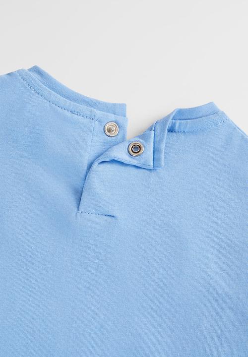 MANGO - T-shirt holiday - blue