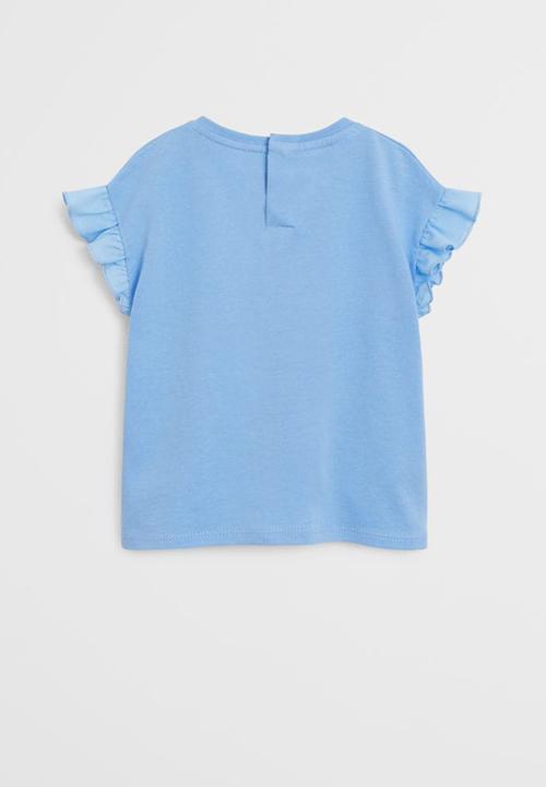 MANGO - T-shirt holiday - blue