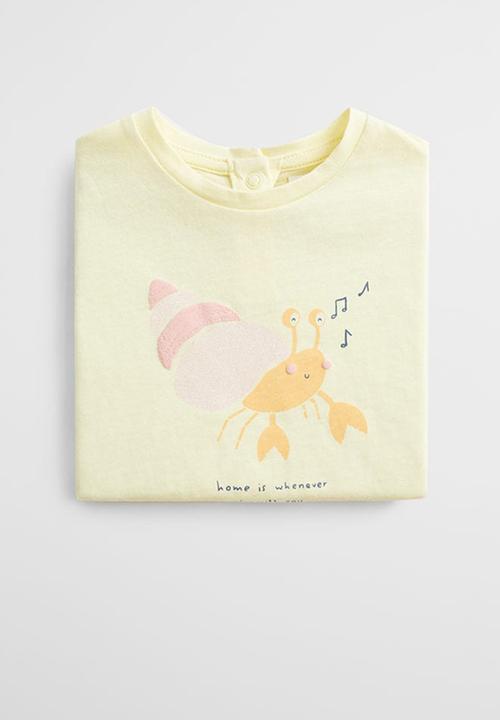 MANGO - T-shirt helen  - yellow