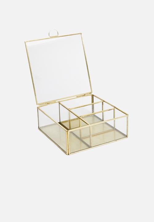 Storage Solutions - Ana jewellery box - gold