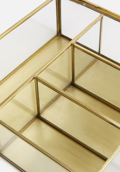 Storage Solutions - Ana jewellery box - gold