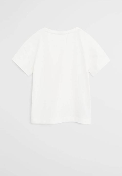 MANGO - T-shirt nica - off white
