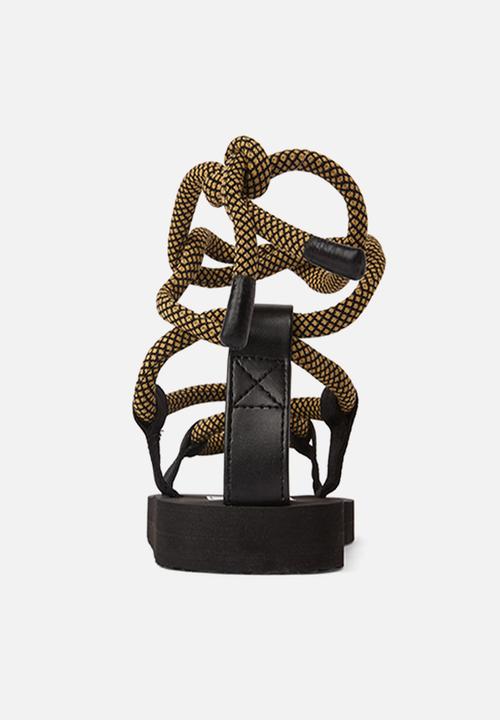 G-STAR - Ghillie og sandal - black & yellow