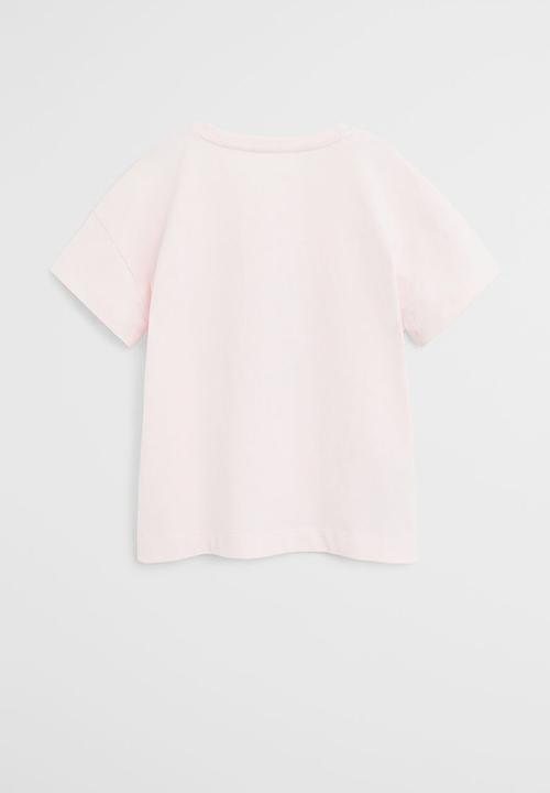 MANGO - T-shirt nica - light pink 