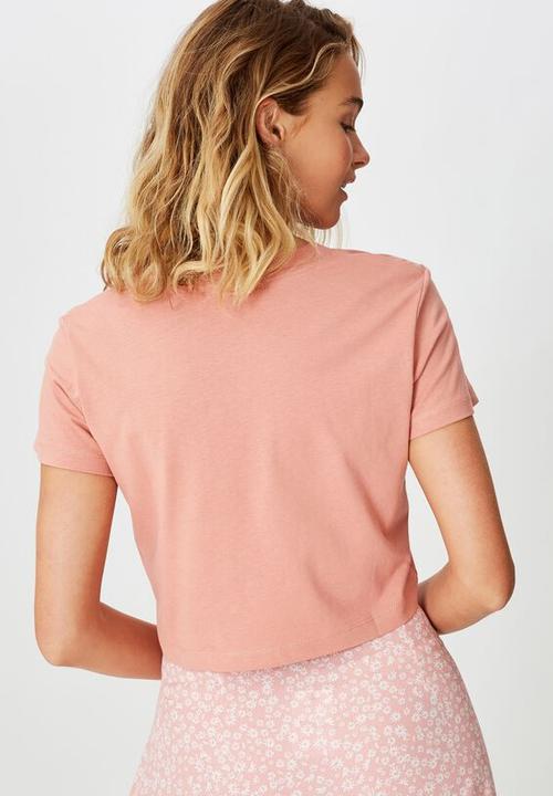 Cotton On - The baby tee - canyon clay