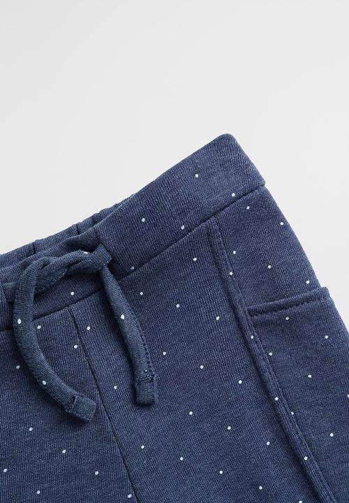 MANGO - Trousers mirepri6  - blue & white 