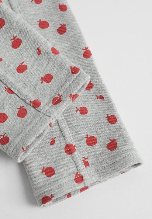 MANGO - Trousers mirepri6  - grey & red