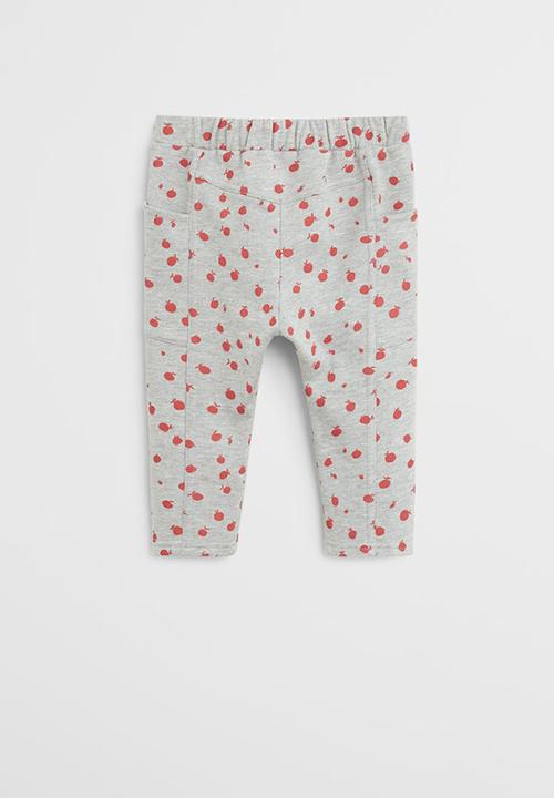 MANGO - Trousers mirepri6  - grey & red