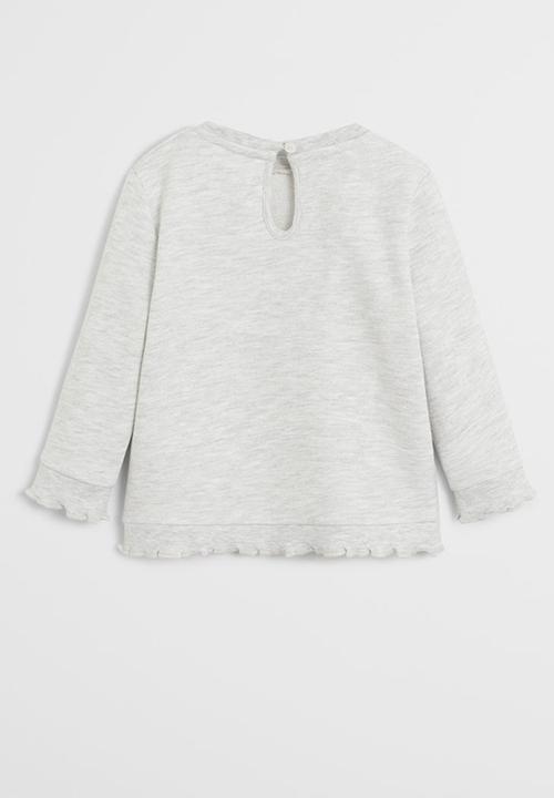 MANGO - Sweatshirt rose - grey