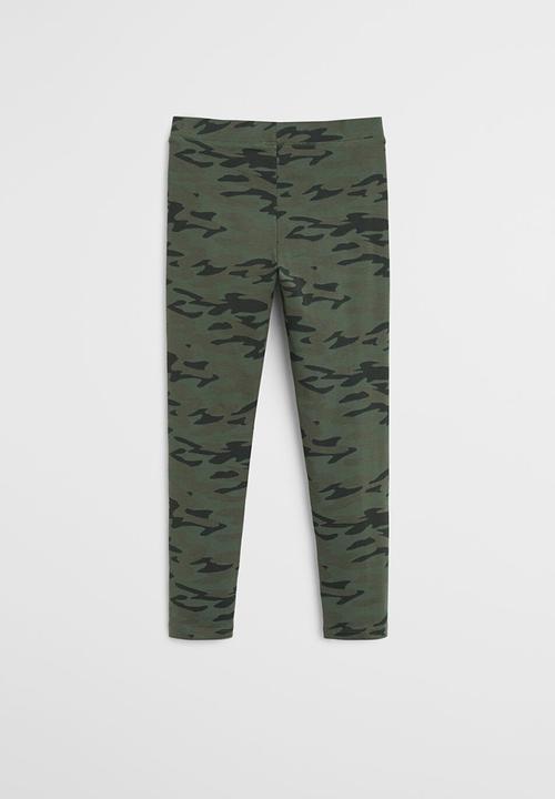 MANGO - Leggings eliopri - khaki
