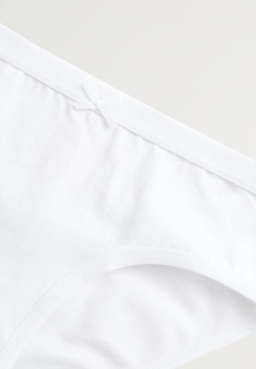 MANGO - Knickers pack blanca - white