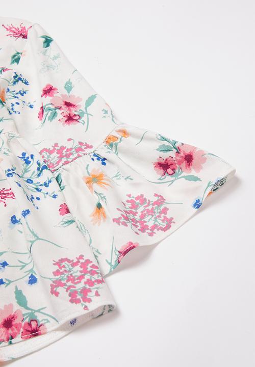 Superbalist Kids - Girls peplum blouse - white