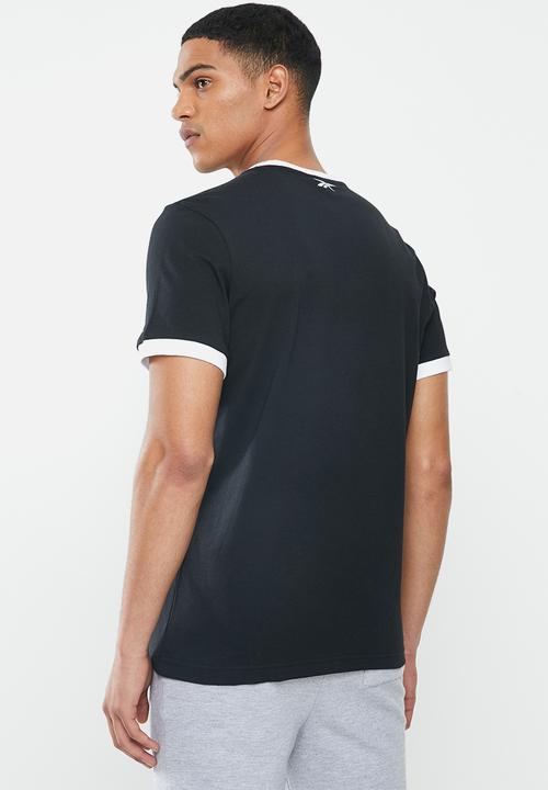 Reebok - Te ll blocked tee - black & white