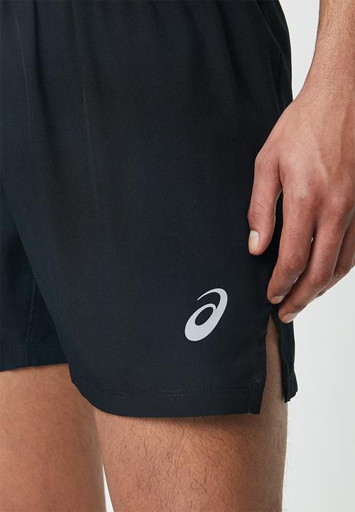 ASICS - Silver 5inch shorts - black