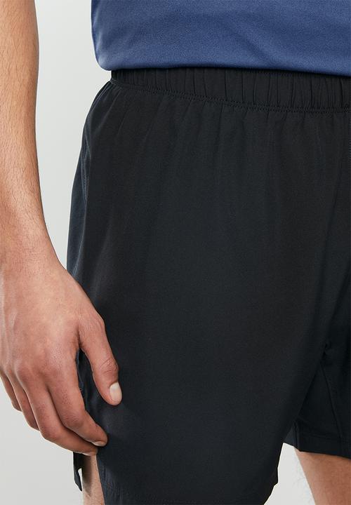 ASICS - Silver 5inch shorts - black