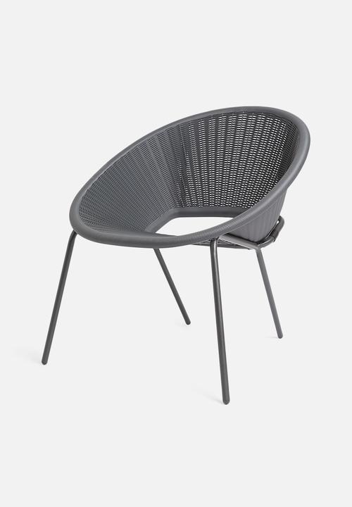 H&S - Freya outdoor chair - charcoal