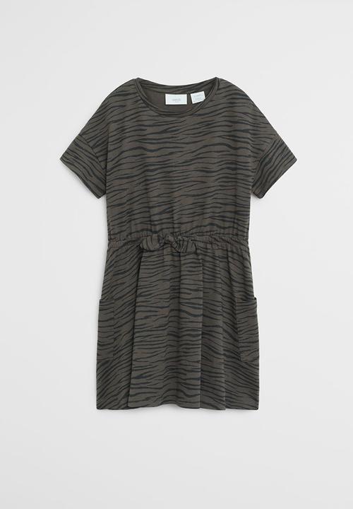 MANGO - Dress vanesa - khaki