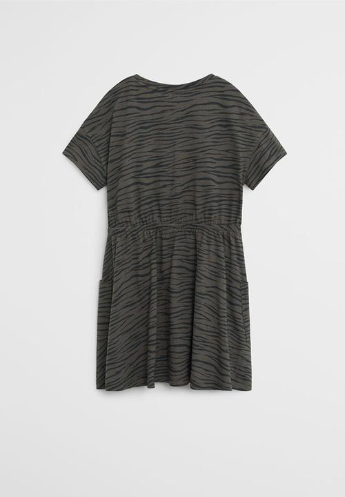 MANGO - Dress vanesa - khaki