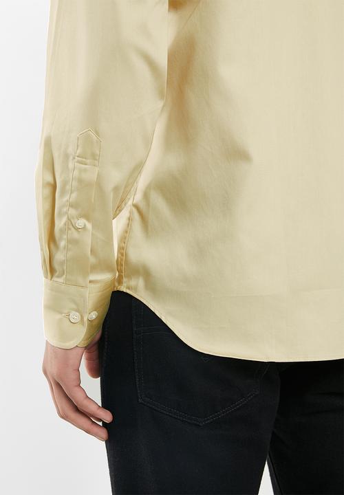 POLO - Greig long sleeve shirt - stone