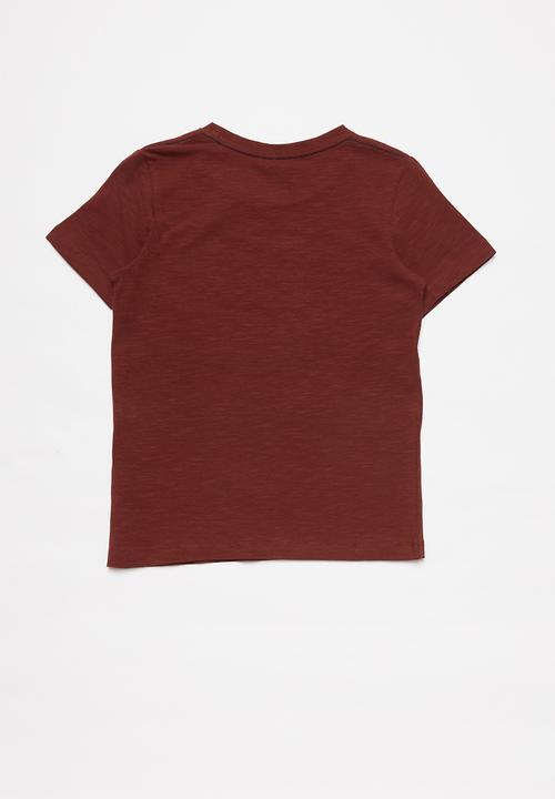 Name It - Tria jbia short sleeve top - burgundy