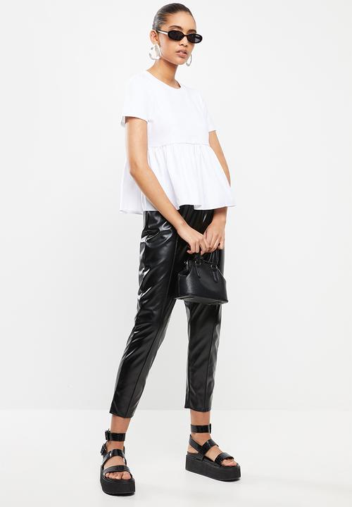 Blake - Combo tiered top- white