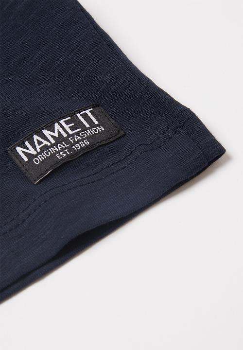 Name It - Tria jbia short sleeve top - navy