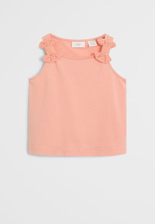 MANGO - T-shirt echanty6 - pastel pink