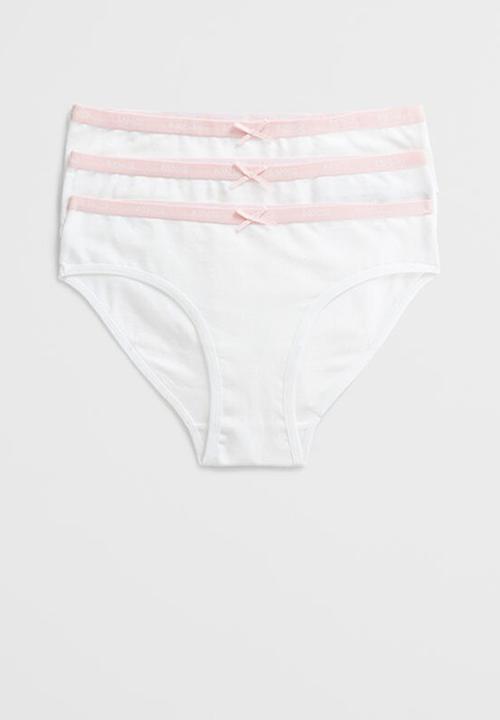 MANGO - Knickers pack gigi - white