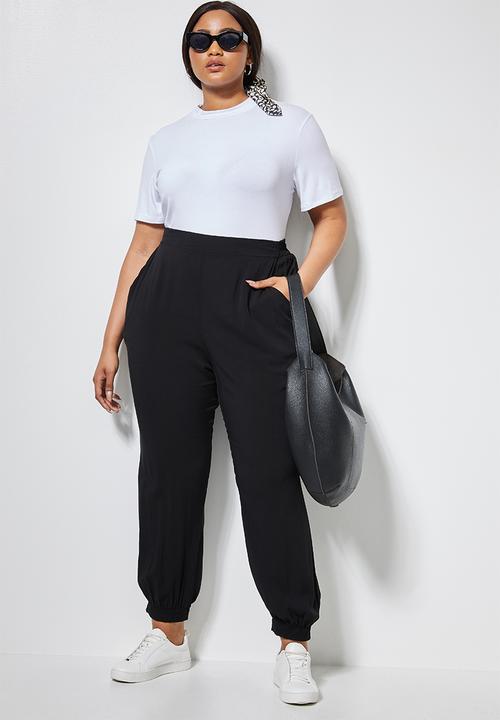 Superbalist - Woven jogger - black