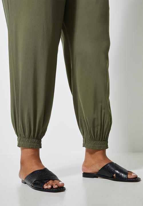 Superbalist - Woven jogger - khaki