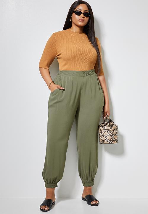 Superbalist - Woven jogger - khaki