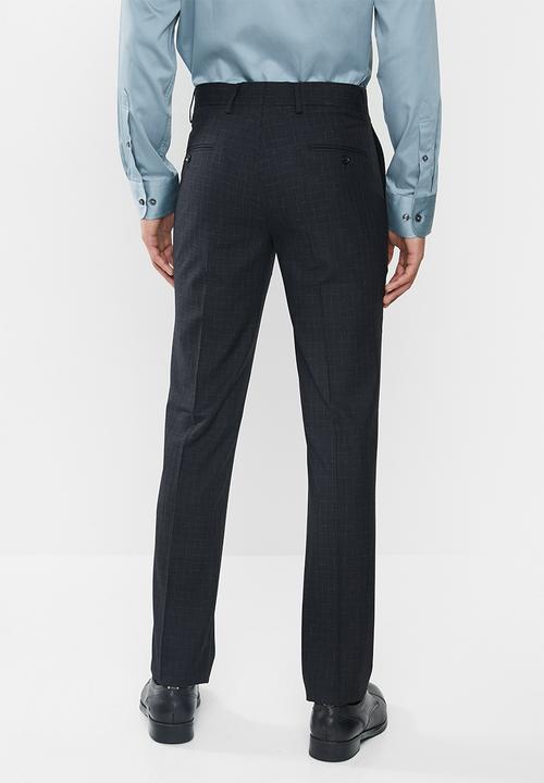 POLO - Classic custom fit formal trouser - navy