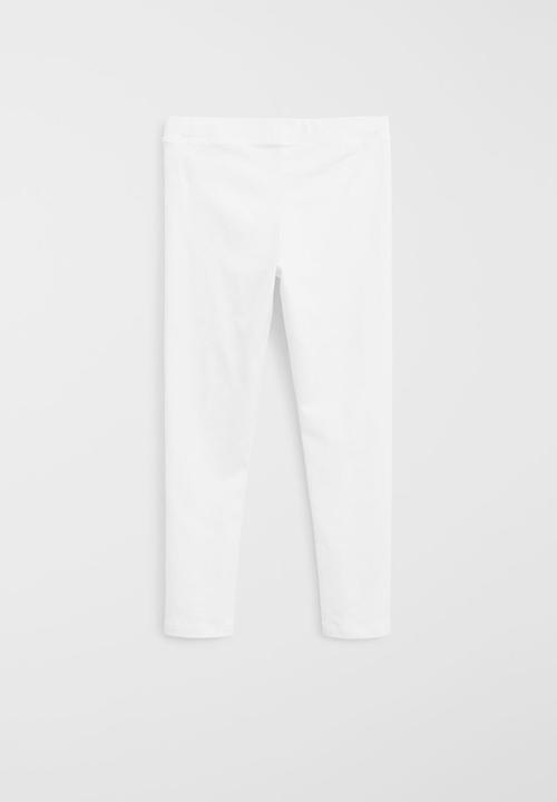 MANGO - Leggings elio6 - white