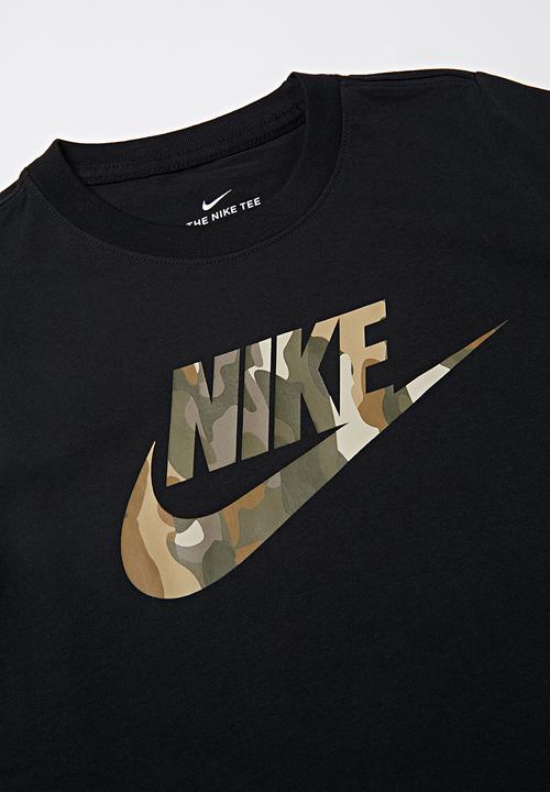 Nike - B nsw tee futura camo fill - black