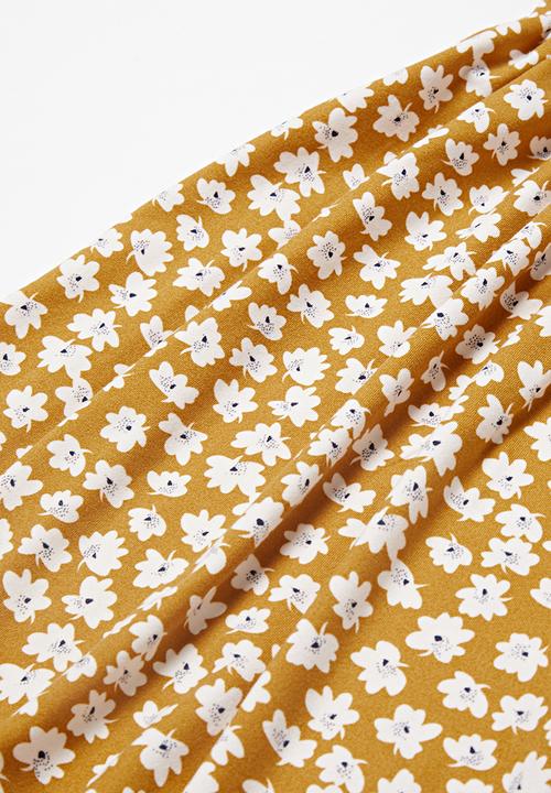 Pop Candy - Printed dress - ochre