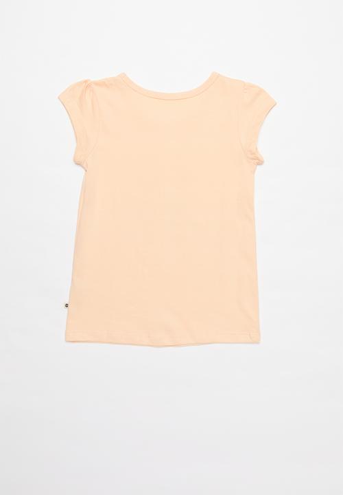 Roxy - Poetic corpo short sleeve tee - peach