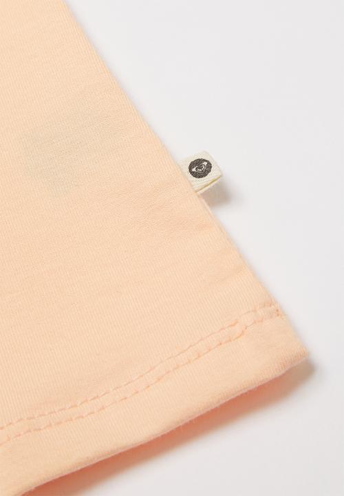 Roxy - Poetic corpo short sleeve tee - peach