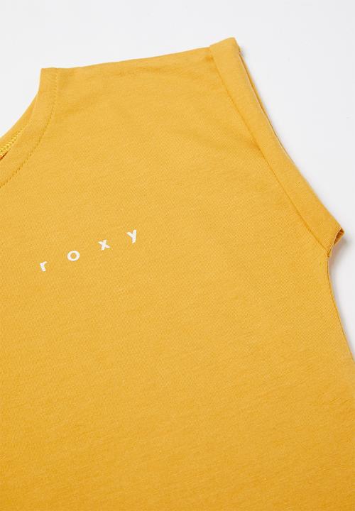 Roxy - Lost in my dream short sleeve retro - yellow