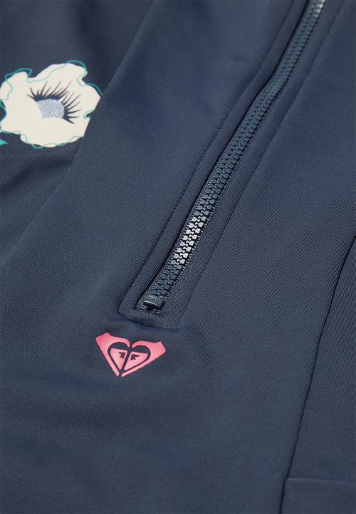 Roxy - Lets get salty long sleeve onesie - navy 