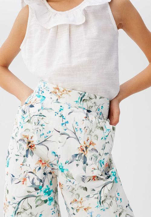 MANGO - Trousers rosa  - multi 