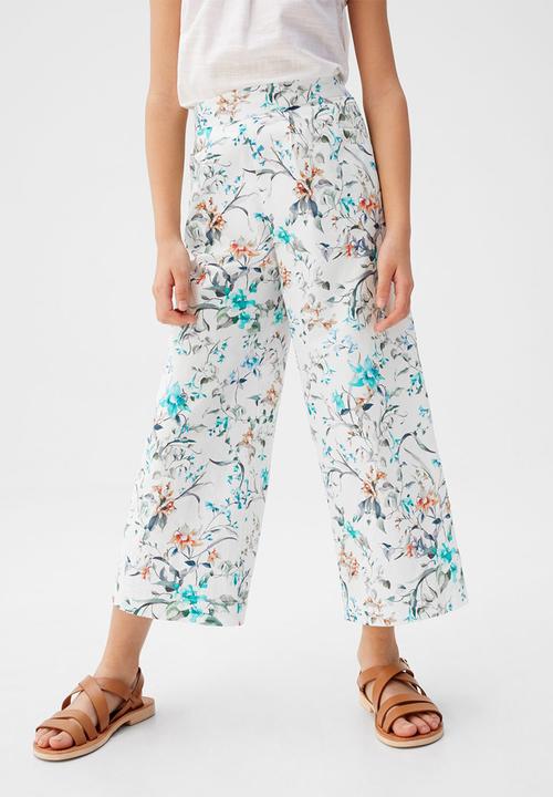 MANGO - Trousers rosa  - multi 