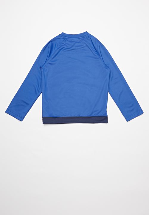 Nike - B nsw poly crew - blue & white 