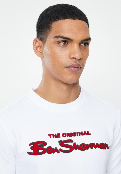 Ben Sherman - Ben sweatshirt crew - white