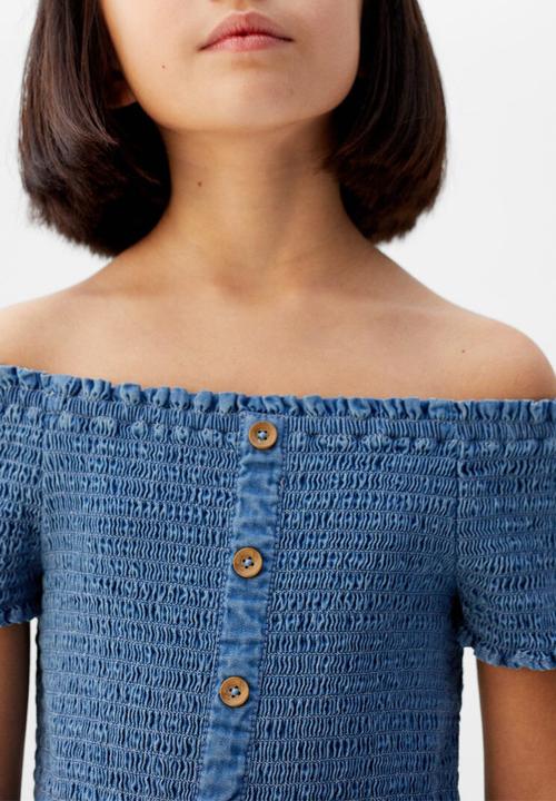 MANGO - One-piece suit luna - blue 