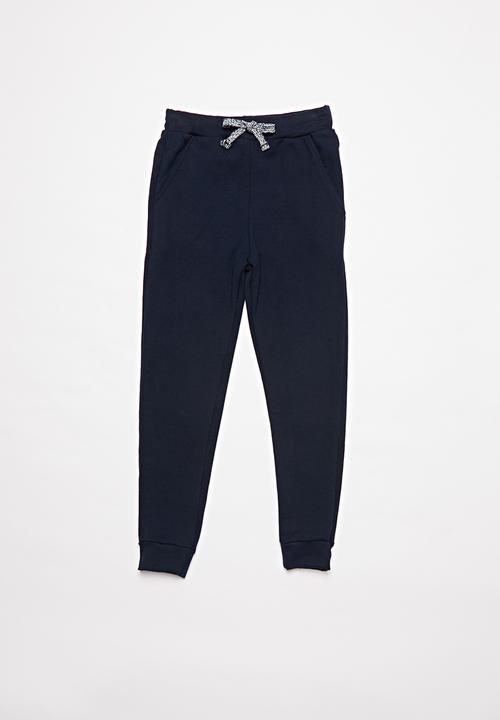 Pop Candy - 2 Pack joggers - grey melange & navy