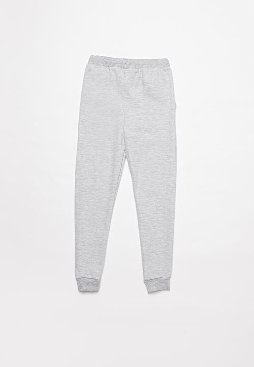Pop Candy - 2 Pack joggers - grey melange & navy