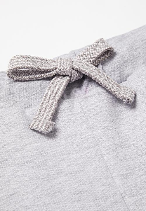 Pop Candy - 2 Pack joggers - grey melange & navy