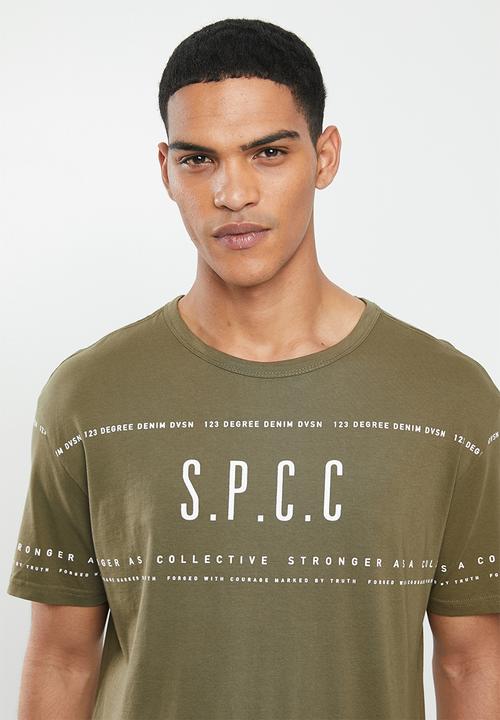 S.P.C.C - Thiago fashion fit tee - khaki