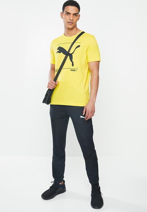 PUMA - Nu-tility graphic tee - yellow